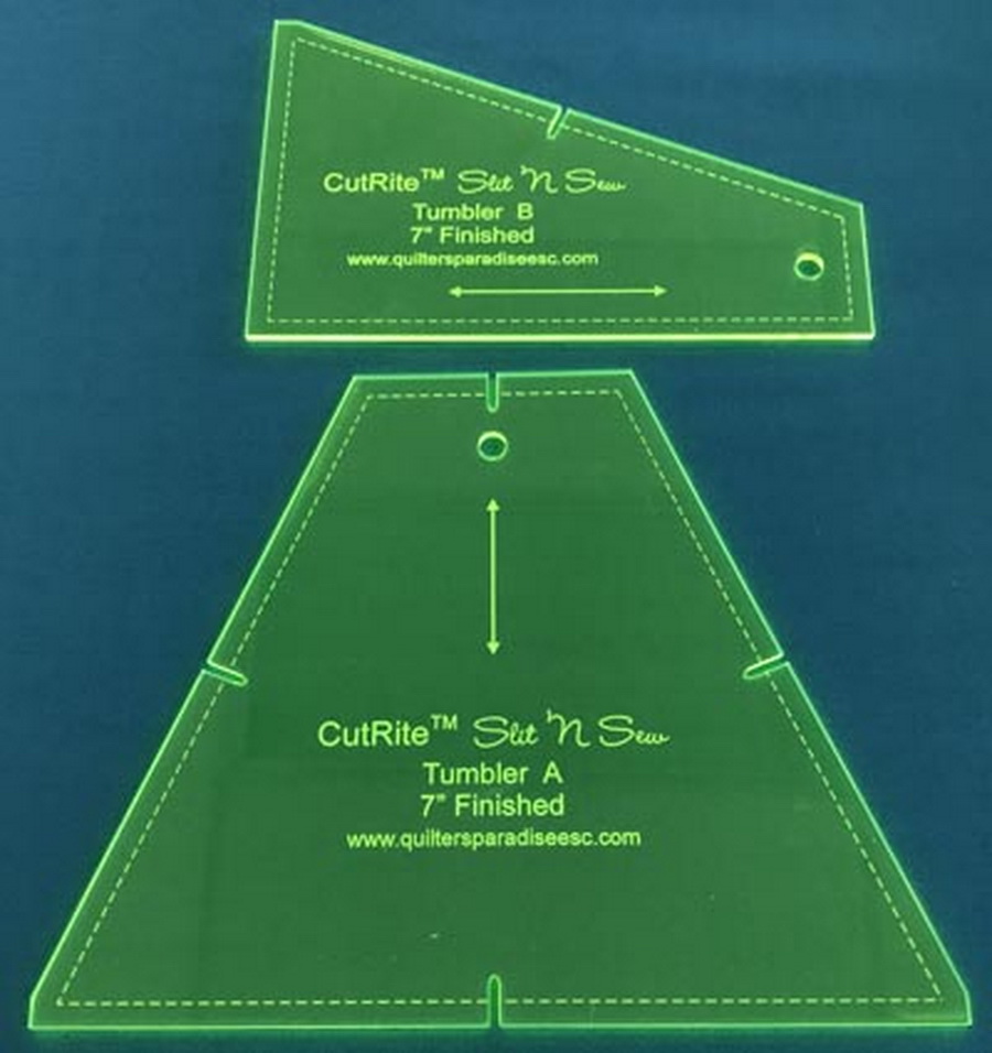 Tumbler Ruler Quilters Paradise 7Inch Ruler
