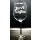 Wine Glass - Sweet But Twisted