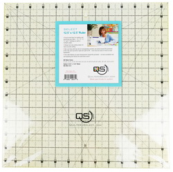 Quilters Select 12.5 inch x 12.5 inch Non-Slip Ruler