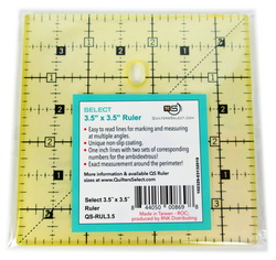 Quilters Select 3.5 inch x 3.5 inch Non-Slip Ruler