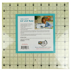 Quilters Select 8.5 inch x 8.5 inch Non-Slip Ruler