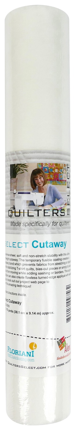 Quilters Select 15 inch x 10 Yards Cutaway (Fusible) Stabilizer