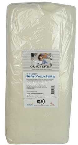 Quilters Select Perfect Cotton 76 inch x 93 inch - Full Cut