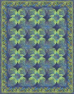 Ozarks in Bloom Fabric Quilt Kit by Raija Salomaa