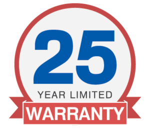 Industry Leading 25 Year Limited Warranty