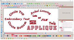 Create Embroidery Text!