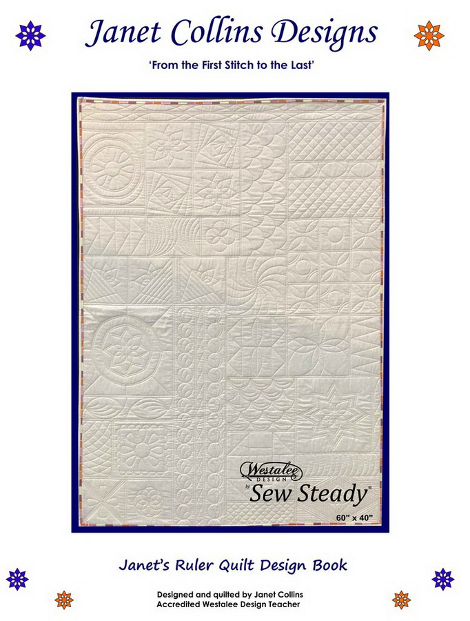 Sew Steady New Ruler Work Kit & Ruler Quilt Design Book