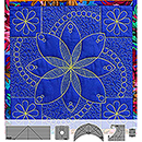 Westalee Design Flower Power Block  Template Kit
