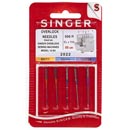Singer Serger Regular Point Needles - Size 11, 14 & 16, 5pk
