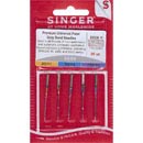 Singer Universal Point Gray Band Needles Style 2000 Sizes 11, 14, 16