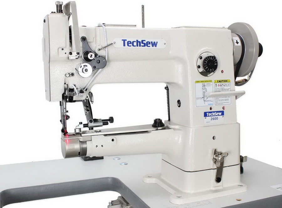 Techsew 2600 Pro Narrow Cylinder Large Bobbin Compound Feed Industrial