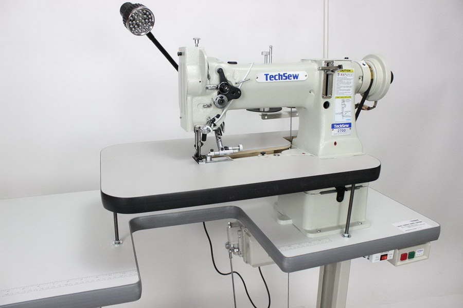 Techsew 2700 Pro Cylinder Compound Feed Industrial Sewing Machine with