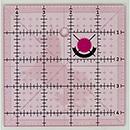 Tula Pink 4.5 in Square Template with Unicorn (TPSQ4)