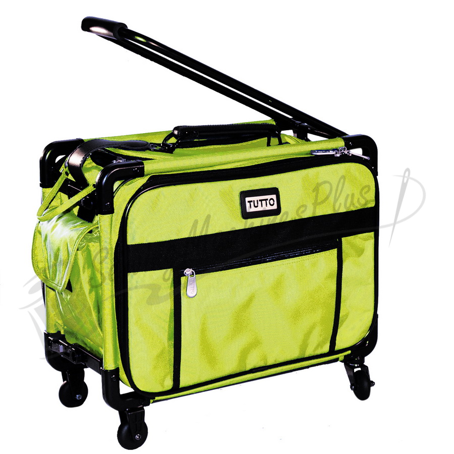 17&quot; Tutto Small Carry-On Luggage on Wheels - LIME