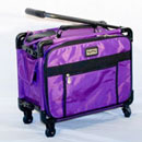 17 inch Tutto Small Carry-On Luggage on Wheels - PURPLE