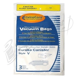 EnviroCare Technologies Eureka Canister Style V Micro-Filtration Vacuum Bags (ER-1452)