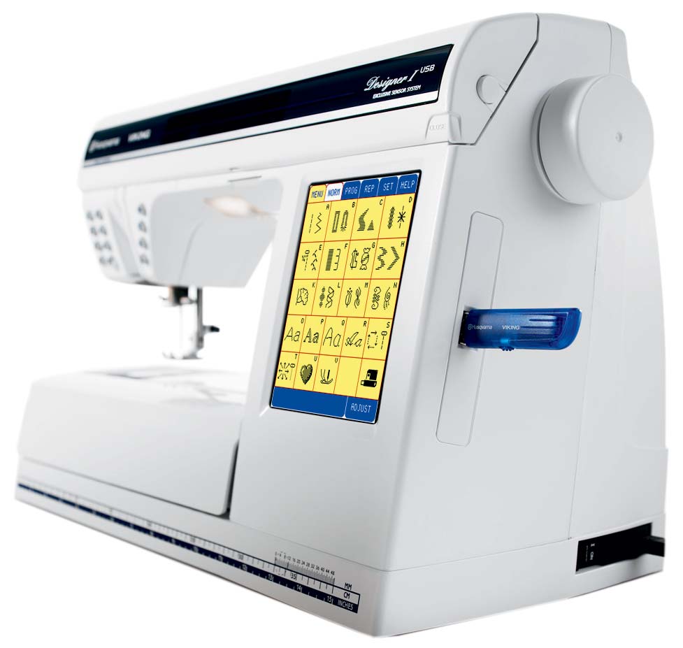 Viking Designer I USB Embroidery & Sewing Machine w/ Embroidery Unit