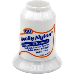 YLI Woolly Nylon Thread, 1000m, White